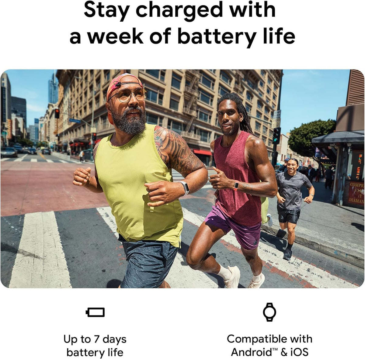 Fitbit Charge 6 Activity Tracker Heart Rate Monitoring, 7-Day Battery, Integr...