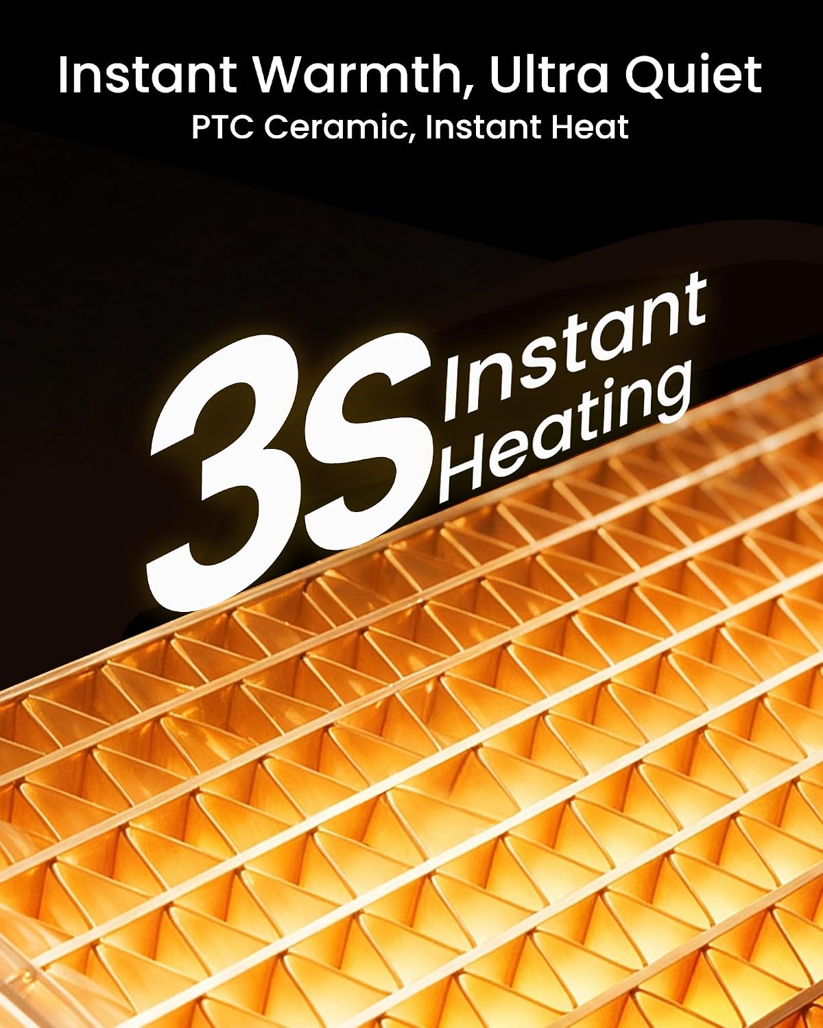 Space Heater, Portable Heaters for Indoor Use with Remote