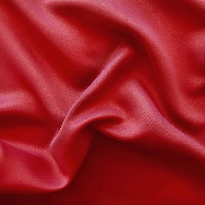DWCN Christmas Curtains 84 Inches Long, Sliding Glass Door, Solid Grommet Panels