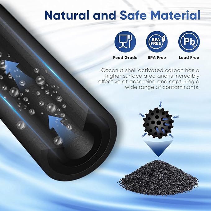 PUREPLUS PRO NSF/ANSI 53&42 Certified Refrigerator Water Filter Replaceme...