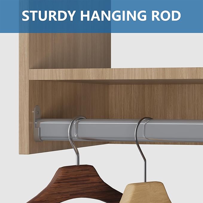 Modular Closet System, Wood Tower Closet Storage