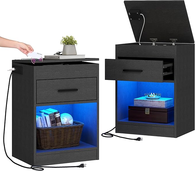Auromie Set of 2 Nightstand