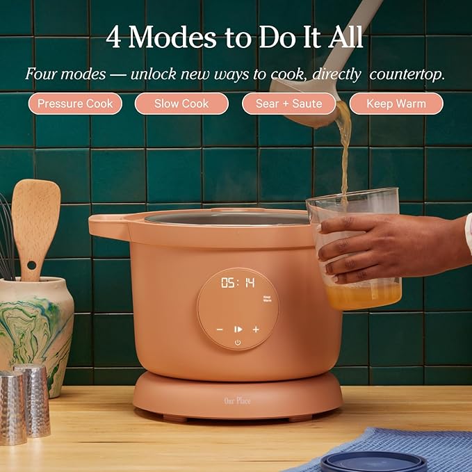Our Place Dream Cooker | 6 Qt Ceramic Nonstick Multicooker & Pressure Cooker