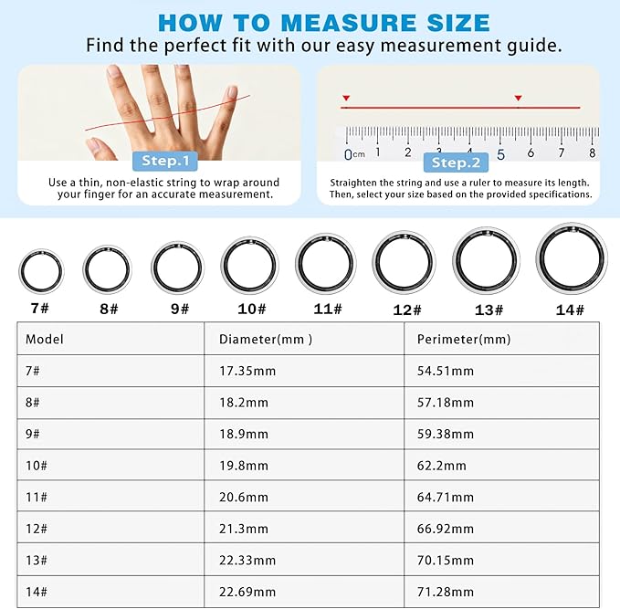 S SECRETTOP Smart Ring Health Tracker