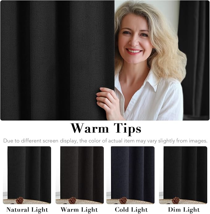 H.VERSAILTEX 100% Blackout Curtains