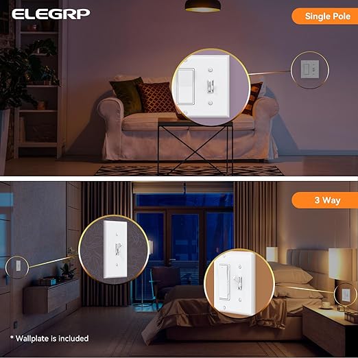 ELEGRP Digital Toggle Dimmer Switch (10 Pack)