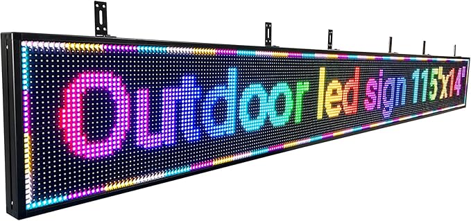 P10 Outdoor Led Sign Programmable Scrolling Digital Display Screen Message