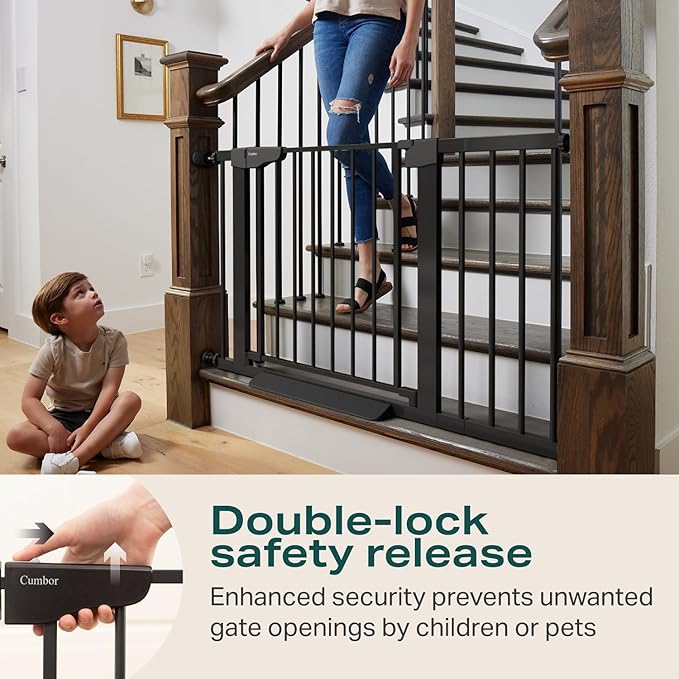 Cumbor 2 Pack 29.7-46" Baby Gate