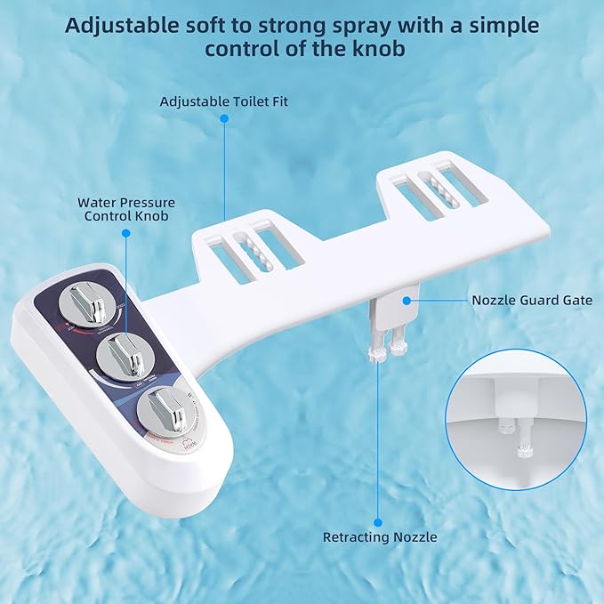 Hibbent Bidet Attachment for Toilet