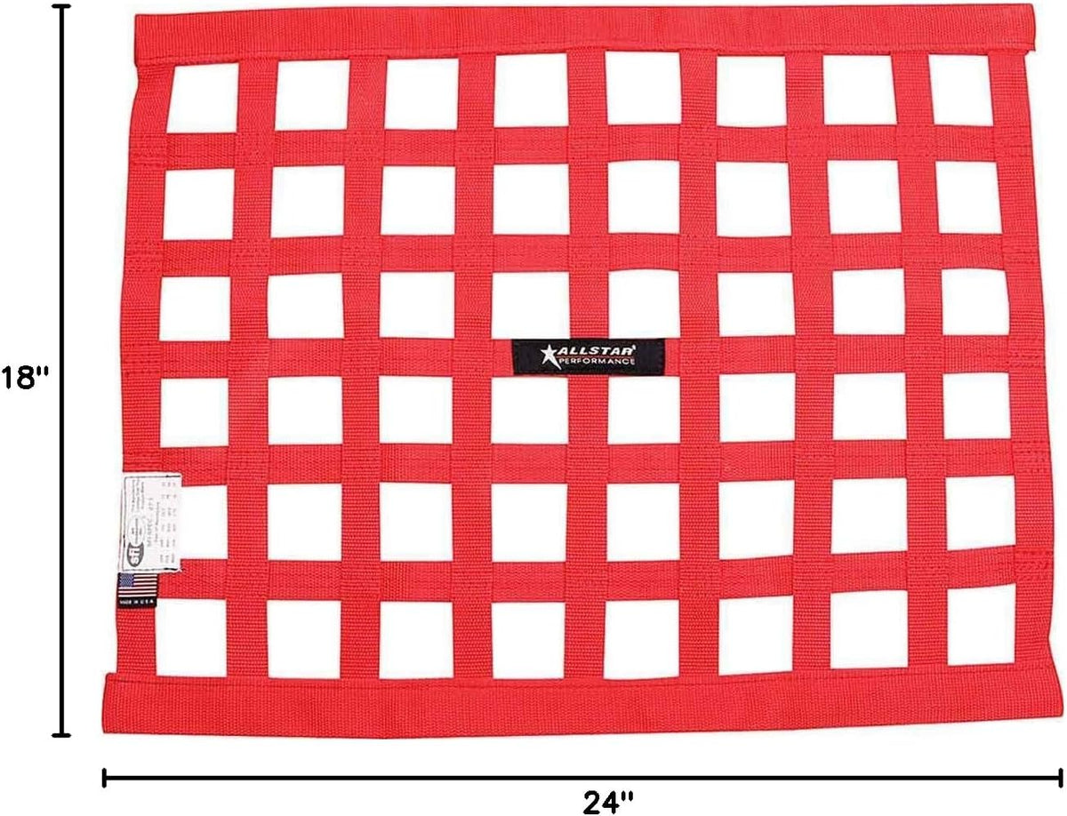 Allstar Performance ALL10287 Red 18" High x 24" Wide Rectangular Bo...
