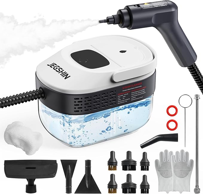 Steam Cleaner 3-Level Adjustable Steamer (17 pcs)
