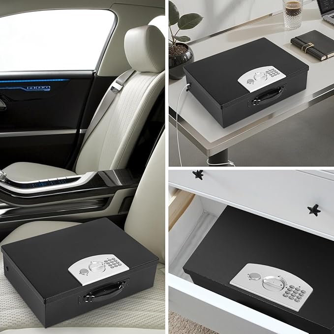Dalmbox Portable Metal Safe Box
