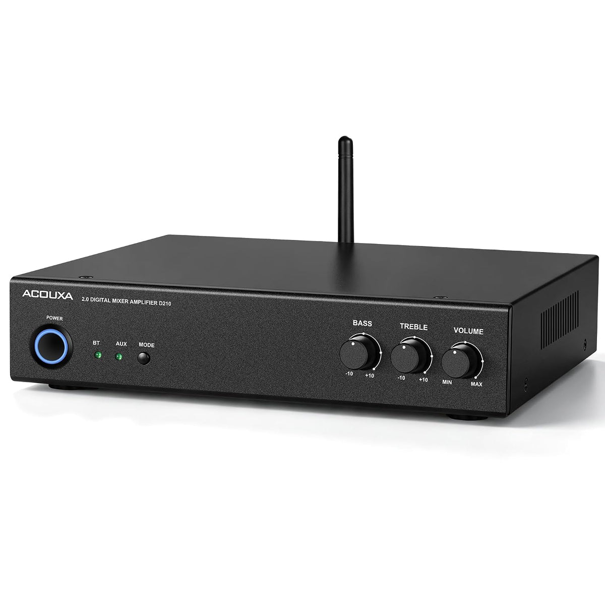 Bluetooth 6.0 Stereo Amplifier, 100W×2 Peak, 2 Channel Mini Class D