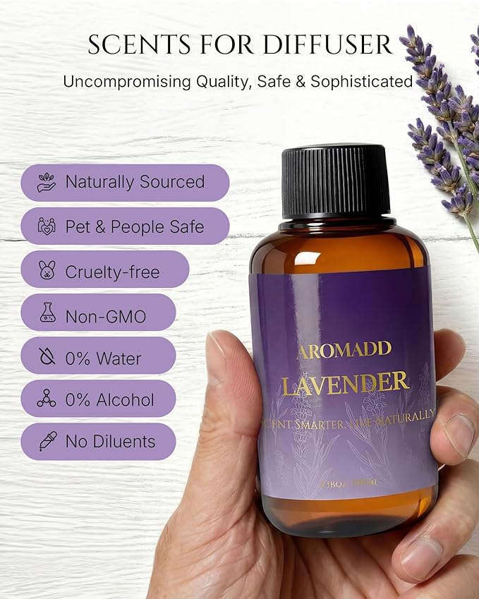 Aromadd Lavender Diffuser Oil Inspired by Luxury Hotel Scent, Essential Oils