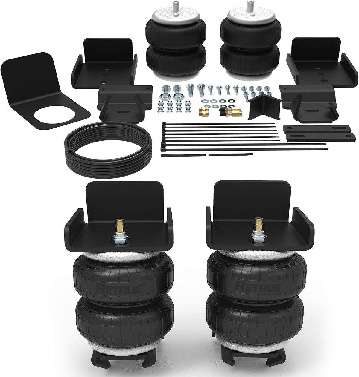 RETRUE Rear Air Bags Suspension Kit for 2019-2026 Silverado Sierra 1500