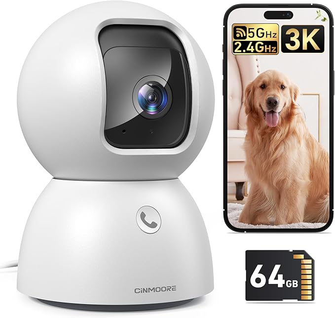 Smart 3K Indoor Dome Security Camera