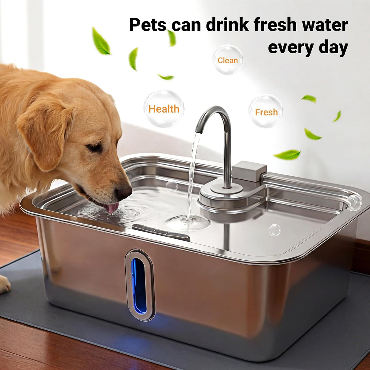 Dog Water Fountain Filter 12-Pack+12 Sponges Set