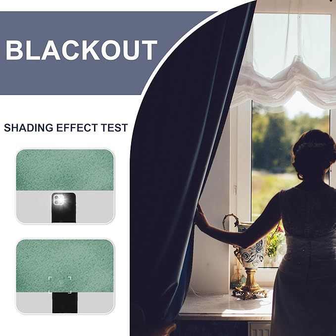 JIUZHEN Blackout Curtains for Bedroom