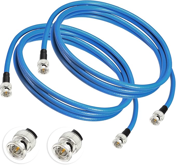 Superbat SDI Cable BNC Cable 3G/6G/12G HD-SDI Cable (2Pcs)