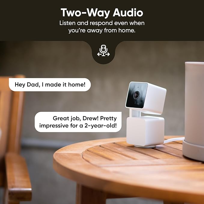 WYZE Cam Pan v3, Indoor/Outdoor IP65-Rated 1080p Pan/Tilt/Zoom Wi-Fi Smart Home