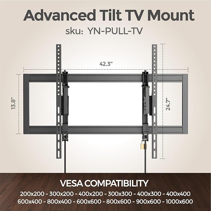 ynVISION.DESIGN Tilt TV Wall Mount