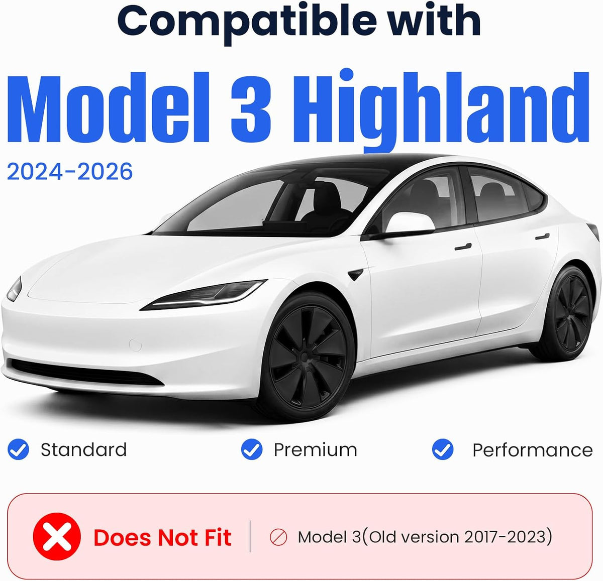 Tesla Model 3 9PCS Accessories Console Organizer 2024-2026 Highland