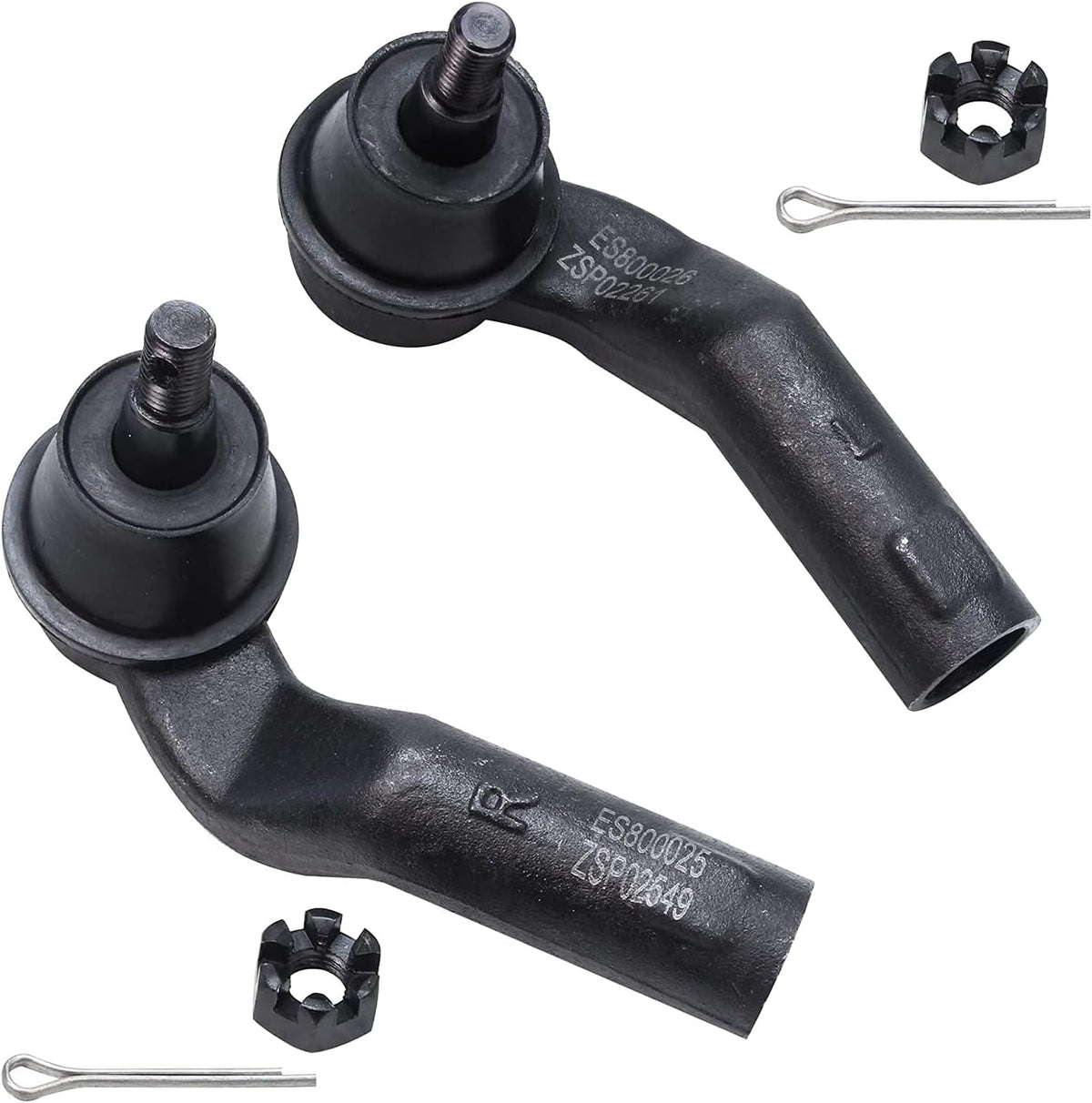 Detroit Axle - 8pc Front End Suspension Kit for 2004-2009 Mazda 3