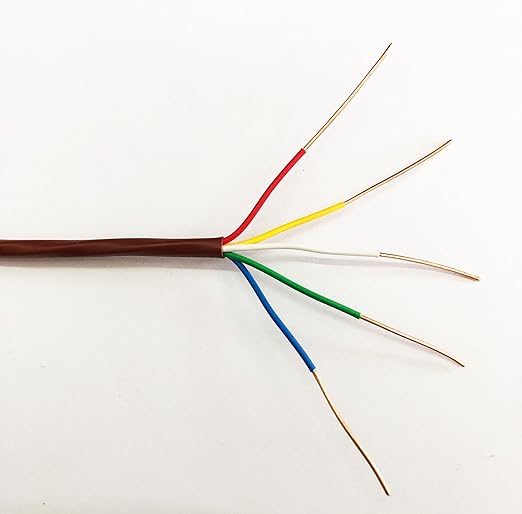 Eastwire 18/5 250ft Thermostat Wire- Brown