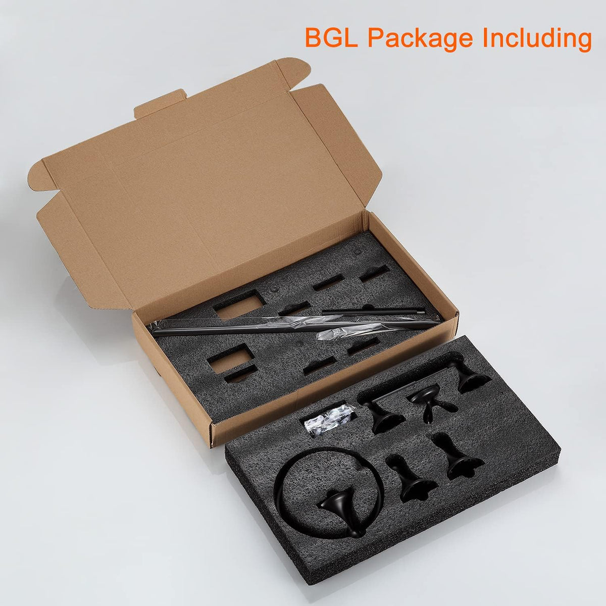 BGL Bathroom Hardware Set Oil-Rubbed Bronze Bath Towel Bars Adjustable Expand...