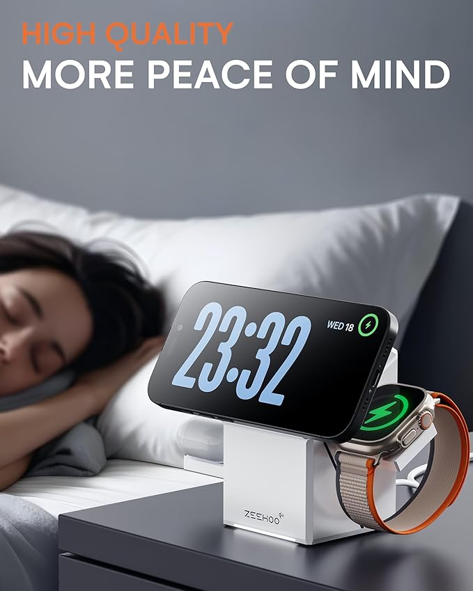 ZEEHOO 3 in 1 Charging Station,