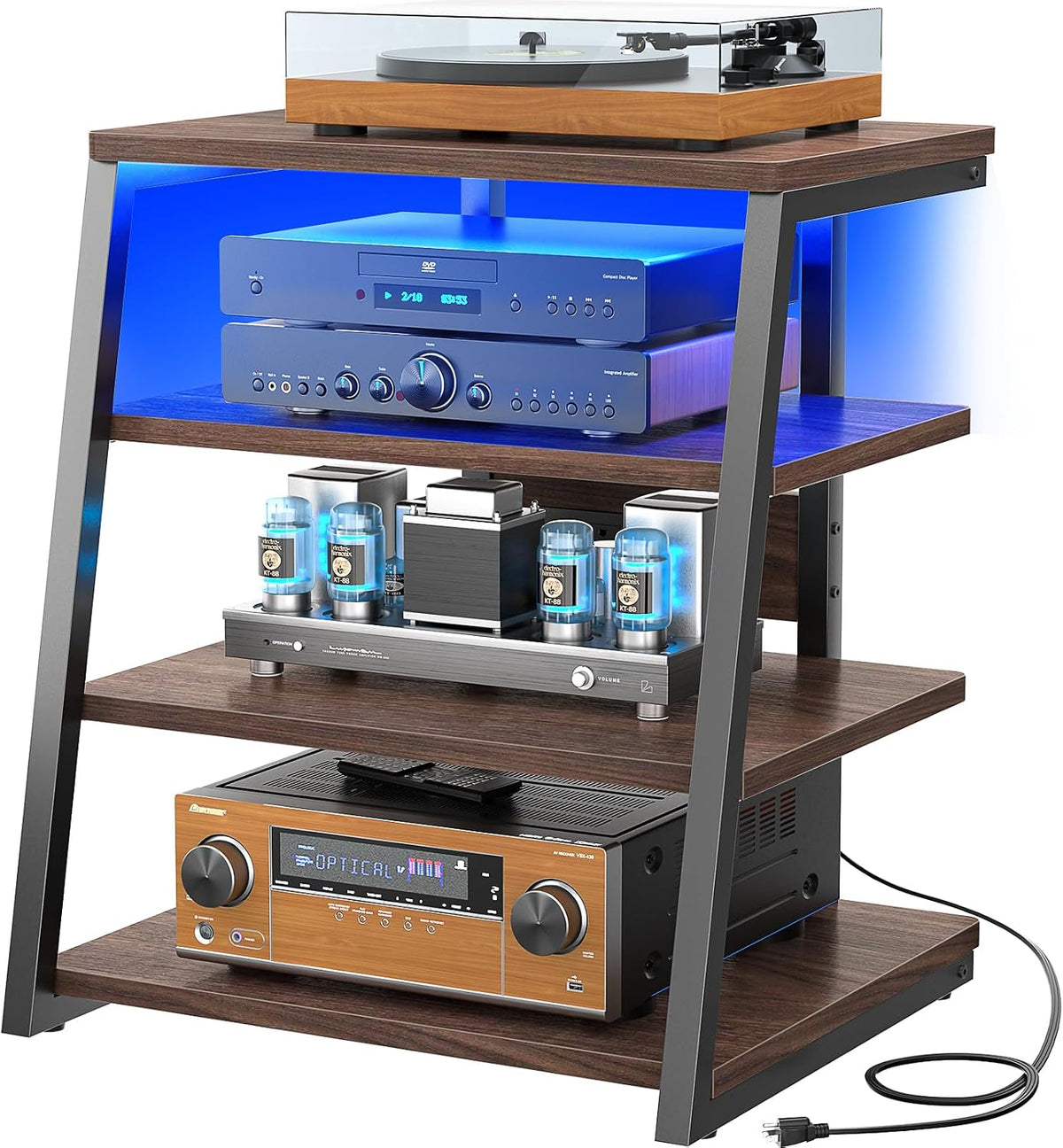 AV Media Stand, Stereo Stands and Racks Small Entertainment Center