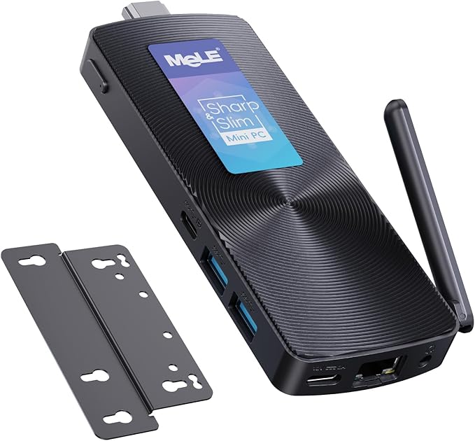 MeLE Fanless Mini PC Stick PCG02, N100 8GB 128GB Compute Stick, Micro Desktop