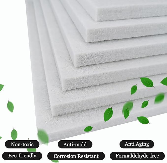 BXI Sound Absorber, Sound Absorbing Panels Reduce Echo Reverb, Tackable (16Pcs)