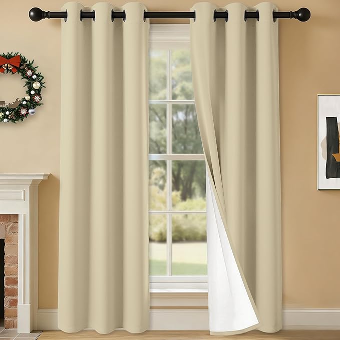 100% Blackout Curtains 84 Inch Length