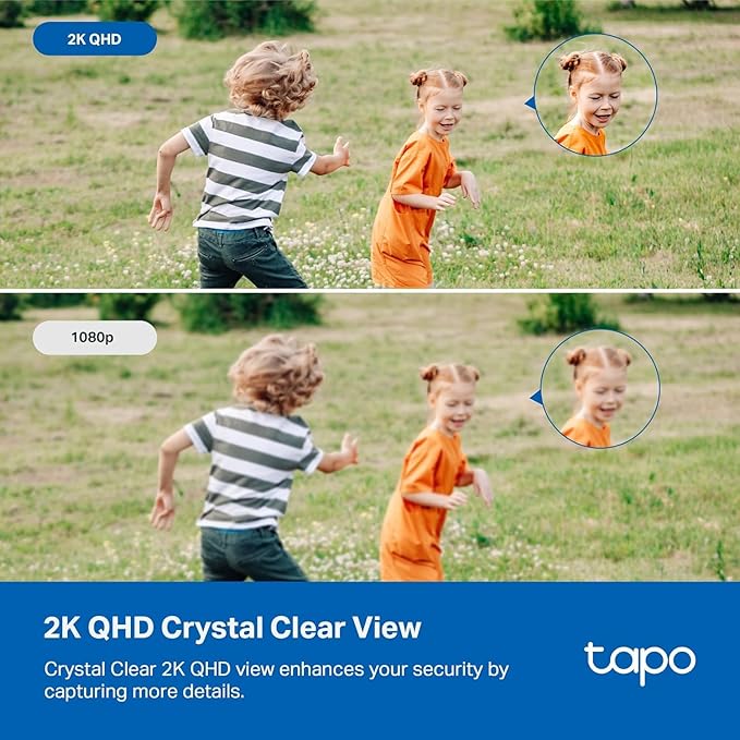 Tapo 2K+ Indoor/Outdoor Wired Security Camera