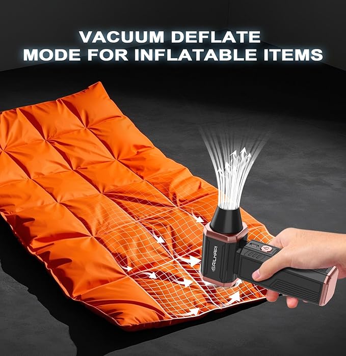 Electric Air Duster, 300000RPM High-Speed Cordless Blower