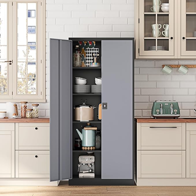 Metal Storage Cabinet-72” Tall Steel File Cabinets