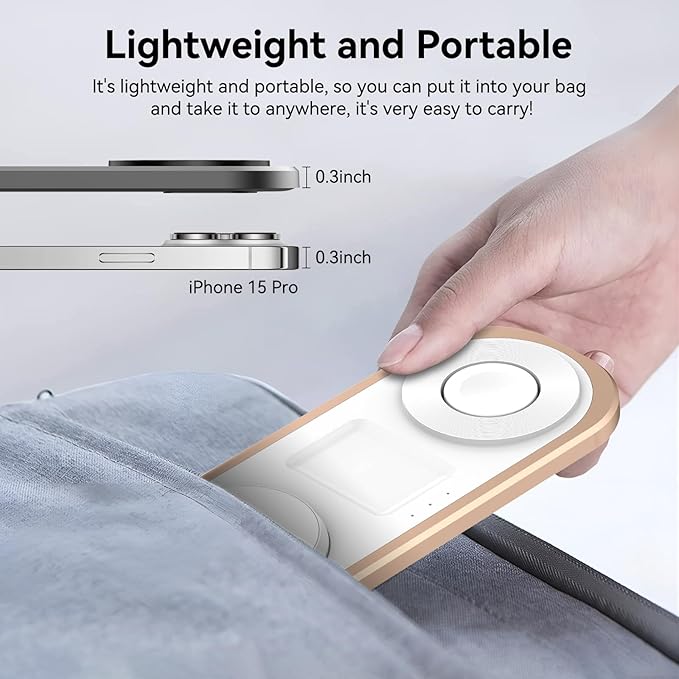 3 in 1 Fast Wireless Charger Stand