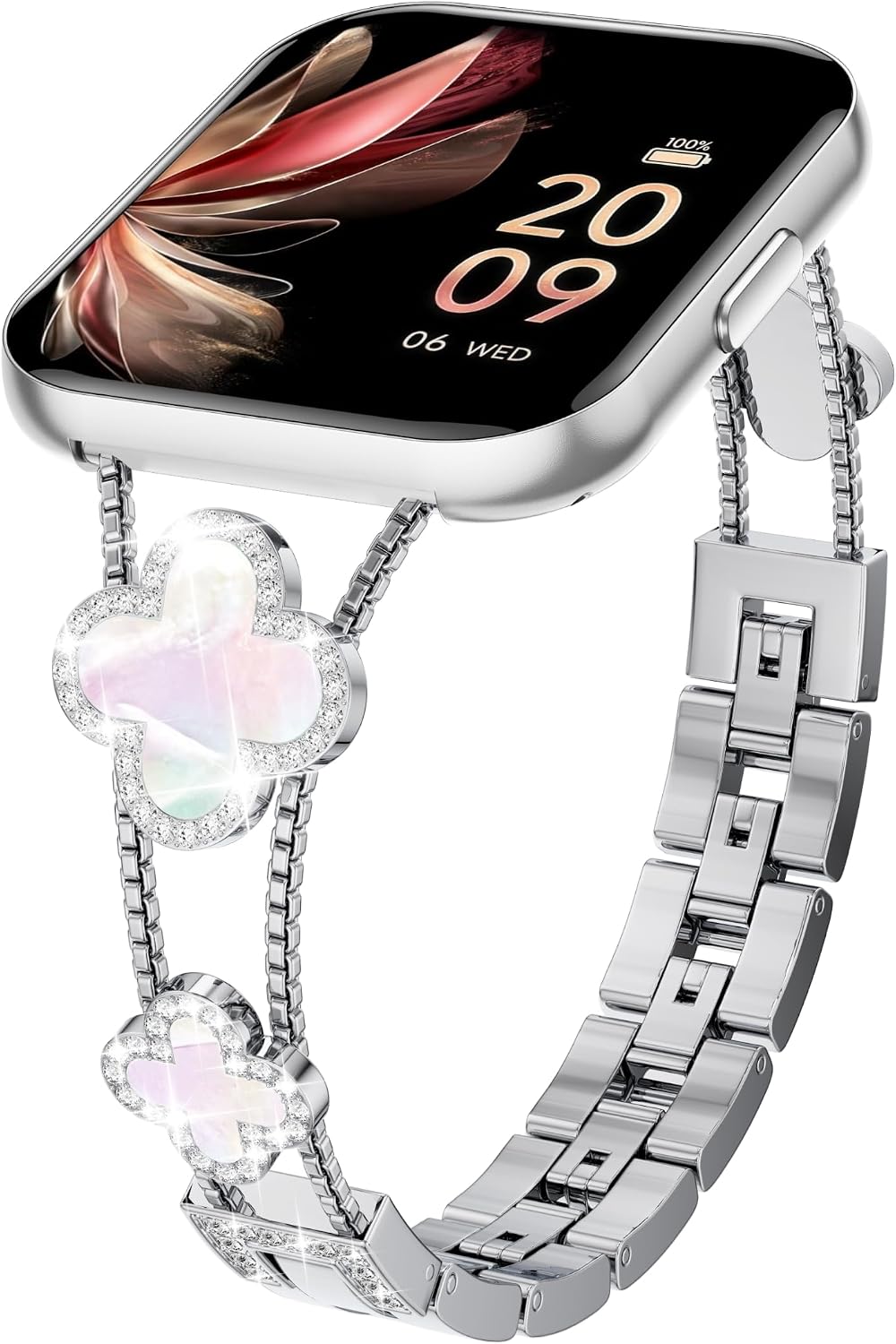 Ultra-thin Aluminum Smart Watches for Women Waterproof 1.85″ AMOLED Screen