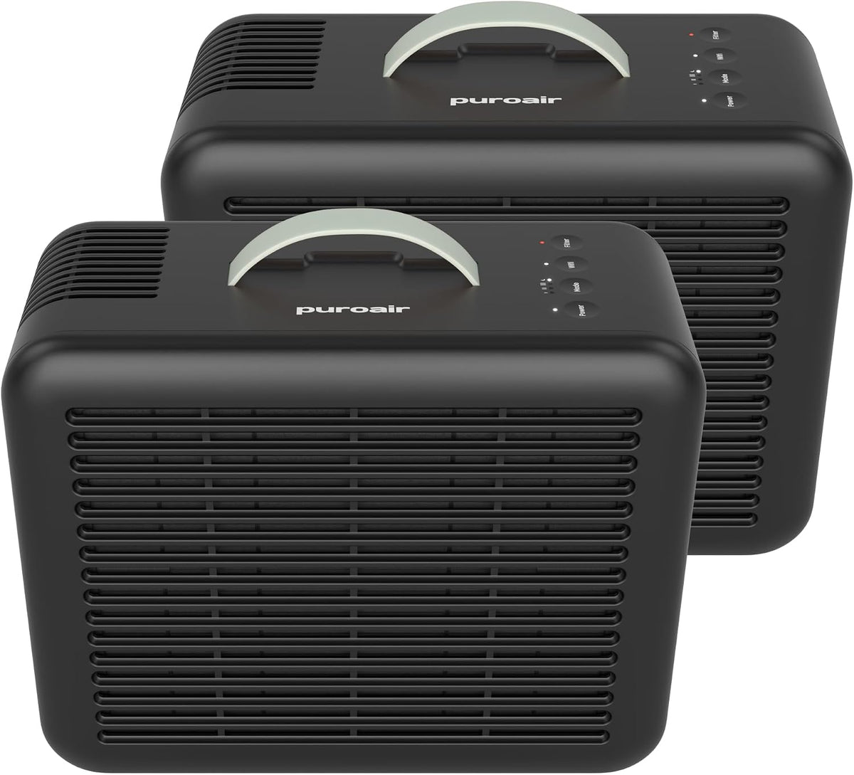 PuroAir 100i Smart HEPA Air Purifiers for Bedroom Home Pets - 550 Ft² (2PK)
