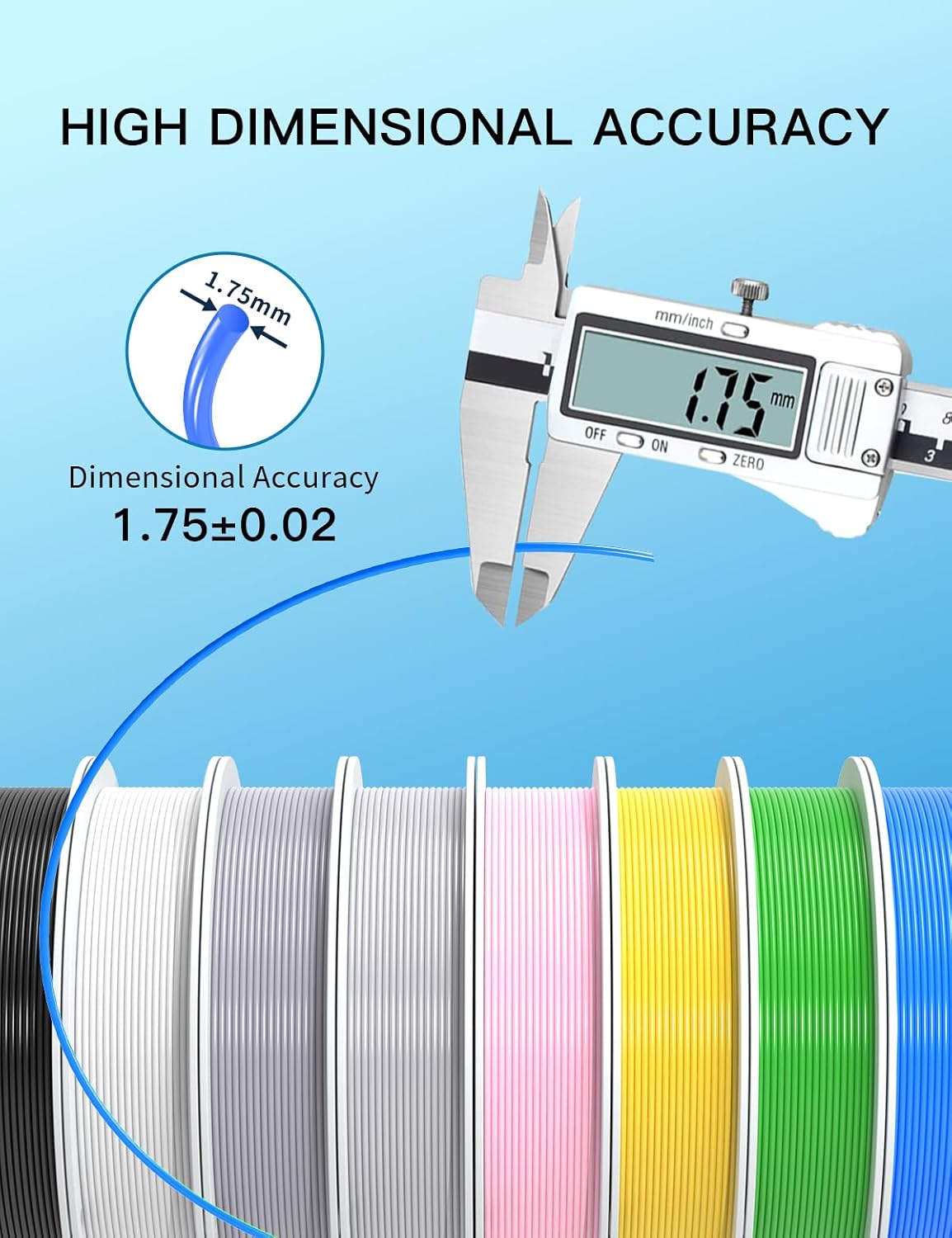 PINBALL PETG 3D Printer Filament 1.75mm High Precision Durable Strong Filamen...