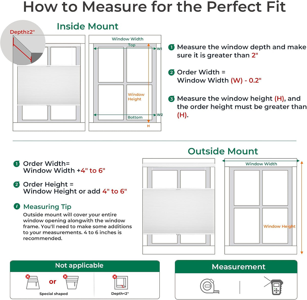 Allesin Top Down Bottom Up Cordless Cellular Shades,Thermal Insulation Honeyc...