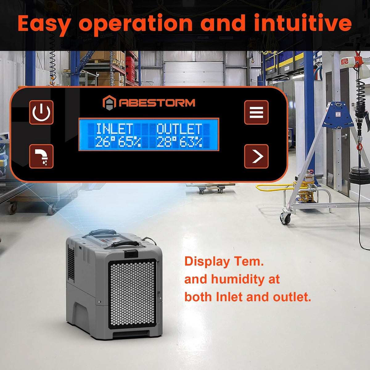 180 PPD LGR Commercial Dehumidifier with Pump and Drain Hose