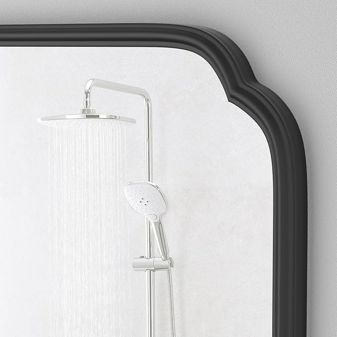 36 x 48 Inch Black Bathroom Vanity Mirror
