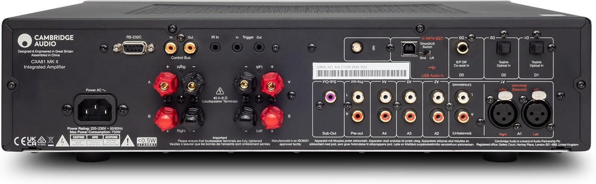 Cambridge Audio CXA81 MkII - 80 Watt Separate Integrated Stereo Amplifier HiF...