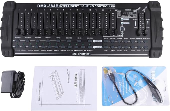 DMX512 DJ Controller 384CH DMX Cotroller Use