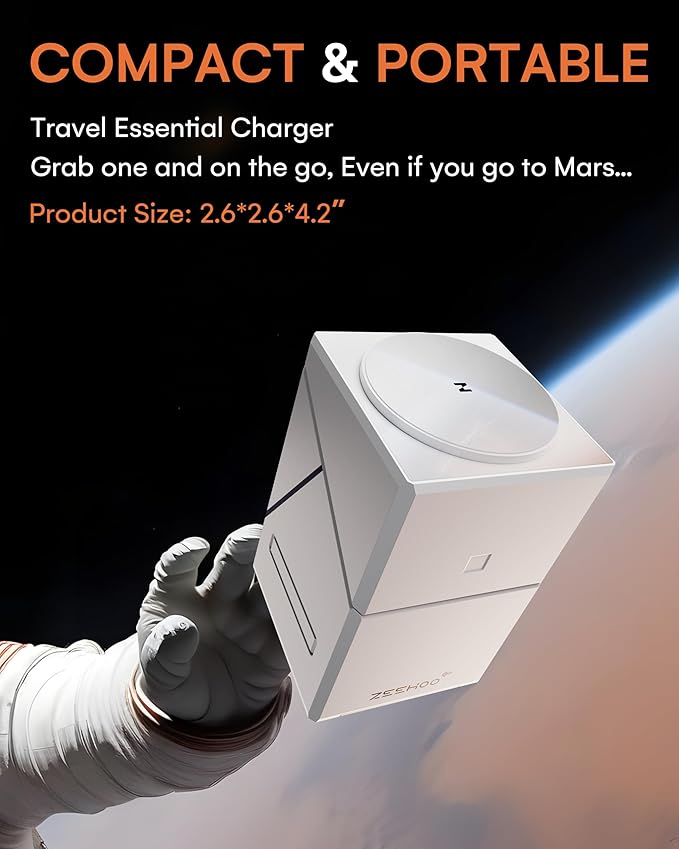 ZEEHOO 3 in 1 Charging Station,