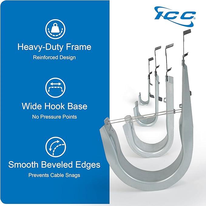 ICC Batwing J Hook 1 5/16” Without Retainer Clip (25-Pack)