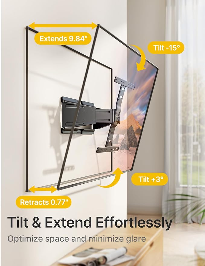 monTEK 0.77" Ultra Slim TV Wall Mount