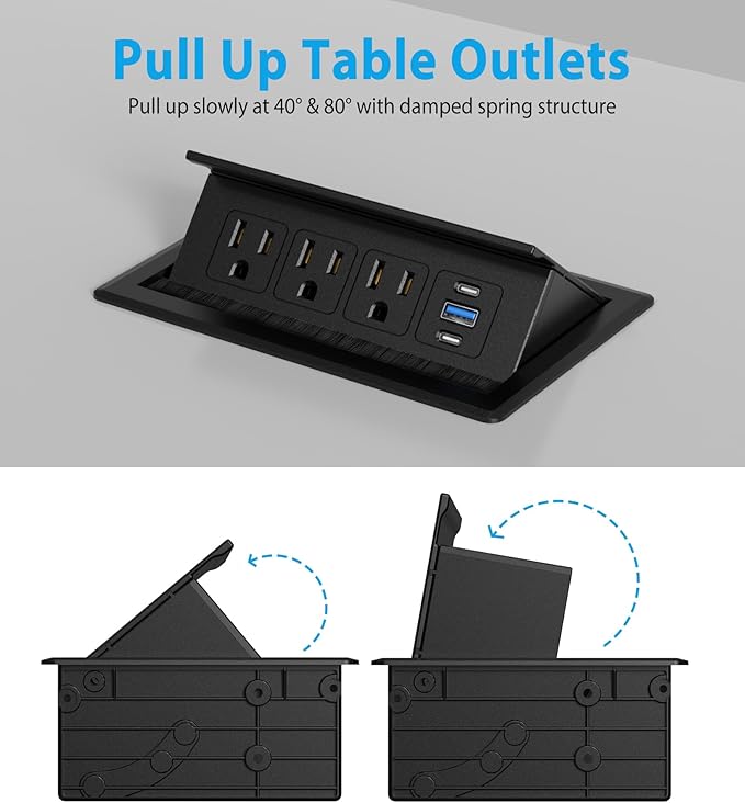 Recessed Conference Table Power Hub
